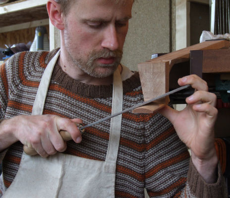 PETE BEER, Argyll, Scotland 
<br>Spruce / Indian rosewood 2016
