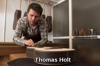 THOMAS HOLT, Spain 
<br>Spruce / Indian rosewood 2016  