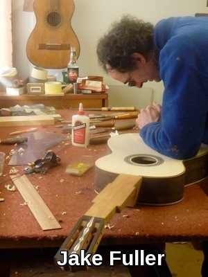 JAKE FULLER, England 
<br>Spruce Top / Indian rosewood 2015